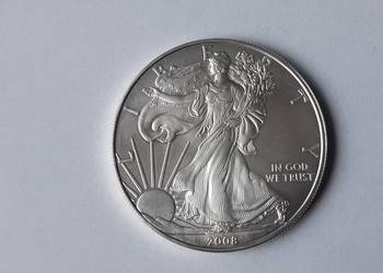 1 oz, Amerykański Orzeł, Srebrna moneta 2008r