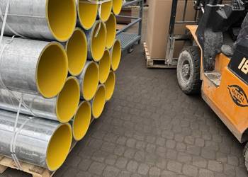 Rury spustowe do zboża wyłożone 150 200 250 300 MEKTAL