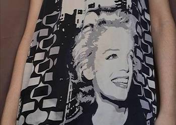 Sukienka Print "jedwab" Marylin Monroe DanHen