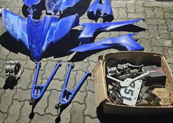 Całość/Części yamaha yfz 450 plastiki dystanse wahacze pompa hamulcowa
