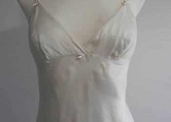 Koszulka Bieliźniana Jedwabna 100% Naturalny Jedwab Strappy Top Calzedonia