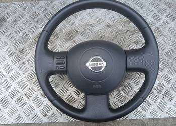 Kierownica skórzana poduszka multifunkcyjna Nissan Micra K12 III