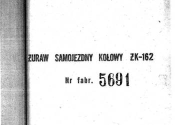 Polan ŻK-162, ŻK-161 DŹWIG instrukcja obsługi PL