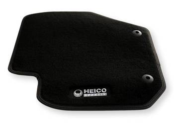 HEICO Volvo V60 S60 dywaniki welurowe z haftowanym logo antracyt RHD