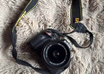 Nikon D3200 lustrzanka cyfrowa – uszkodzony obiektyw
