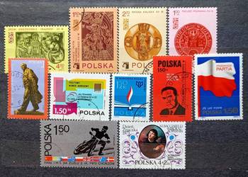 Znaczki polskie rok 1973 kasowane Znaczki polskie rok 1973 kasowane