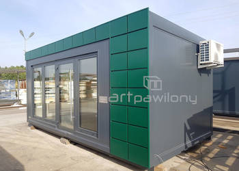 Kontener Biurowy 3x6 Pawilon Handlowy - ART Pawilony