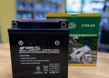 Akumulator motocyklowy GROM GT9B-B YT9B 12V 9Ah 120A L+