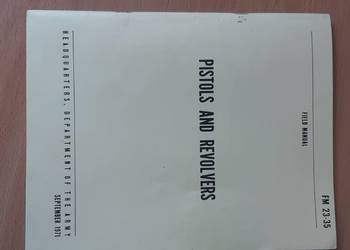 Oryginalana FM 23-35 Pistols and Revolvers z 1986