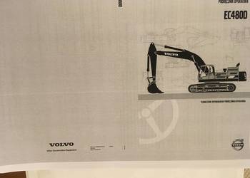 dtr instrukcja obsługi koparka volvo EC480D i inne