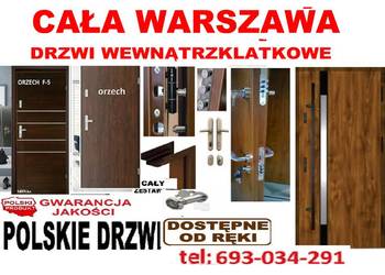 Drzwi z montażem w zestawie ZEWNĘTRZNE wejściowe