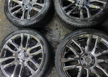 Koła felgi aluminiowe 20" 5x120 et35 chromy opony m+s