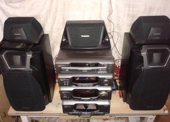 Wieża TECHNICS EH 600 z pilotem KINO DOMOWE