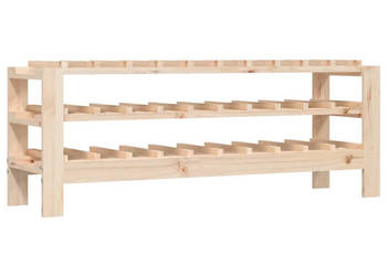 Stojak na wino 1095x30x42 cm lite drewno sosnowe WM-822551