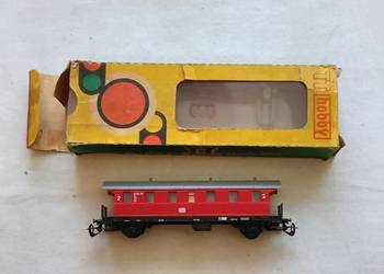 Wagon pasażerski czerwony 2 klasy DB 2-osiowy TT -9
