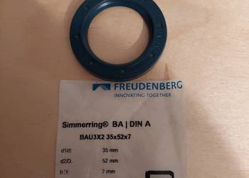 Simmering freudenberg BAU3x2    35x52x7