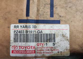 Bagażnik dachowy Toyota Yaris 1. Oryginał! Nowy!