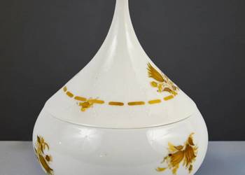 WYPRZEDAŻ Bomboniera Rosenthal Studio Line Bjorn Wiinblad złoty dekor