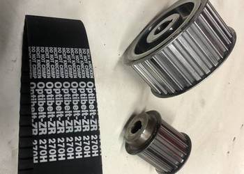 Przekładnia pasowa 1:2 2:1 reduktor obrotów koła zębate napęd pasek zębaty