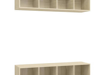 Wiszące szafki TV 2 szt. dąb sonoma materiał drewnopochodny WM-3079784