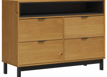 Komoda FLAM 110x40x80 cm lite drewno sosnowe WM-376070
