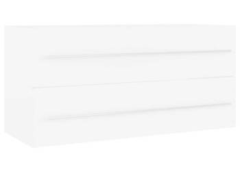 vidaXL Szafka pod umywalkę, biała, 100x38,5x48 cm（SKU:804719）