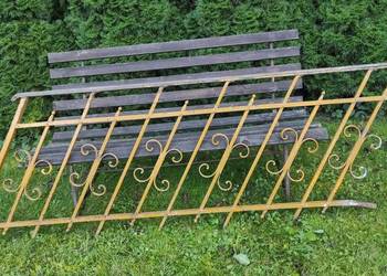 Sprzedam piękną, zabytkową, kutą balustradę schodową. Wymiary - długość 2 m