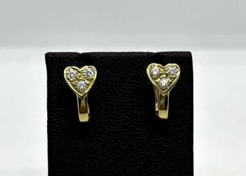 Złote Kolczyki pr. 333 1,35g