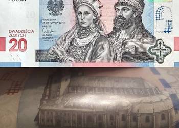 NUMER 344 Niski Numer BANKNOT 20 zł 1050 Rocznica Chrztu CHRZEST Polski NBP