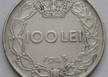 RUMUNIA 100 LEI 1943 - KRÓL MICHAŁ