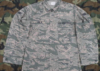 Bluza USAF ABU tiger stripes ripstop 36R obszyta