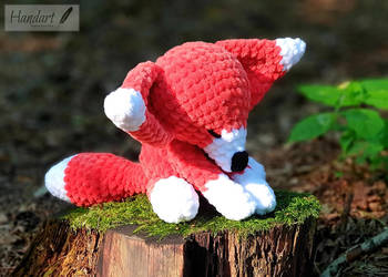 Lisek Amigurumi maskotka pluszak prezent HANDART