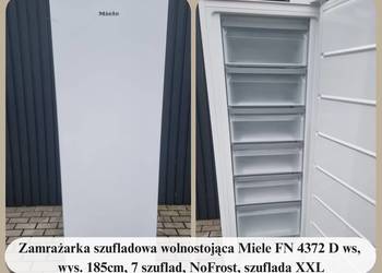 Zamrażarka szufladowa wolnostojąca Miele FN 4372, XXL, 185cm, NoFrost