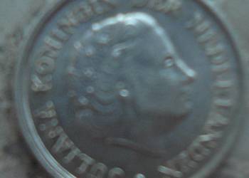 ANTYLE HOLENDERSKIE-1/10 GULDENA-1966 r-SREBRO 640- (JULIANA