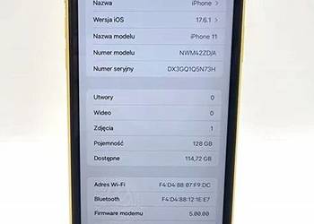 iPhone 11 128gb kondycja 80%