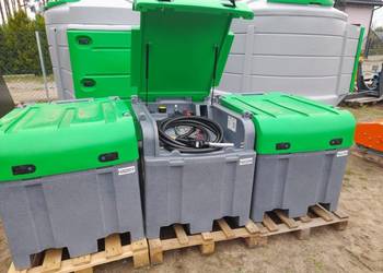Zbiornik mobIlny na paliwo 400 L Fortis, dwupłaszczowy