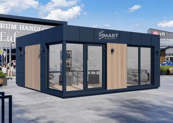 Biuro Modułowe Kontenerowe Pawilon Handlowy PREMIUM 6x6 OKAZJA