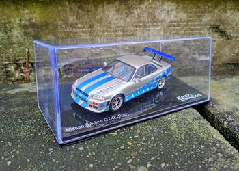 NISSAN SKYLINE GT-R R34 fast furious deagostini 1/43 szybcy i wściekli