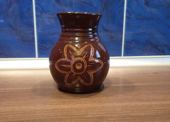 Wazon ceramiczny z czasów PRL, lata 70.