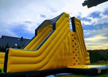 Dmuchaniec Ścianka wspinaczkowa ze zjeżdżalnią.