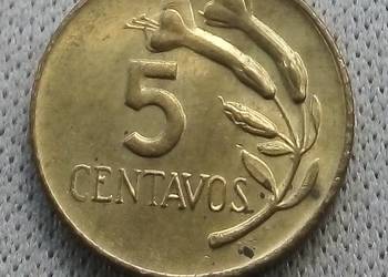 PERU 5 CENTAVOS-1967 r