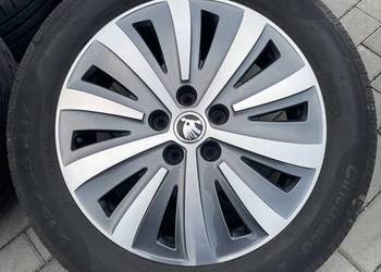 Felgi aluminiowe skoda  R17 z oponami pirelli 215/55