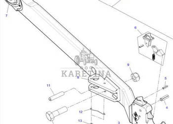 Fendt Vario 1038 1042 1046 1050 GEN 3 Cięgno Dolne Prawe Lewe G53087120603…