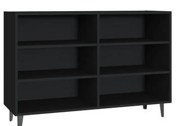 Szafka czarna 1035x35x70 cm materiał drewnopochodny WM-806041