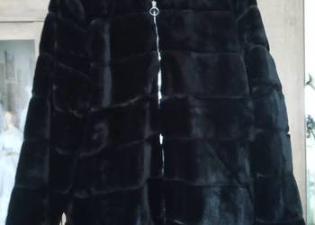 Kurtka futerko z kapturem NOWA M/L (biust 95 cm)