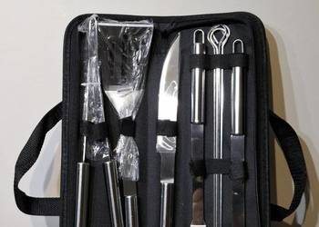 Akcesoria sztućce grillowanie Heckermann grill