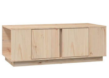 Stolik kawowy 110x50x40 cm lite drewno sosnowe WM-814429