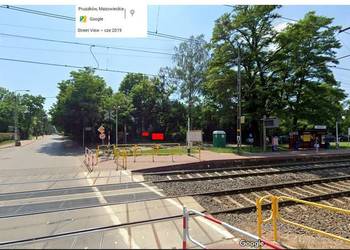 Miejsce pod baner przy WKD Malichy - Pruszków