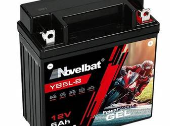 Akumulator Novelbat GEL-YB5L-B 6Ah 120A +P
