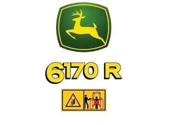 Naklejki oklejenie naklejka - JOHN DEERE 6170 R Zamiennik